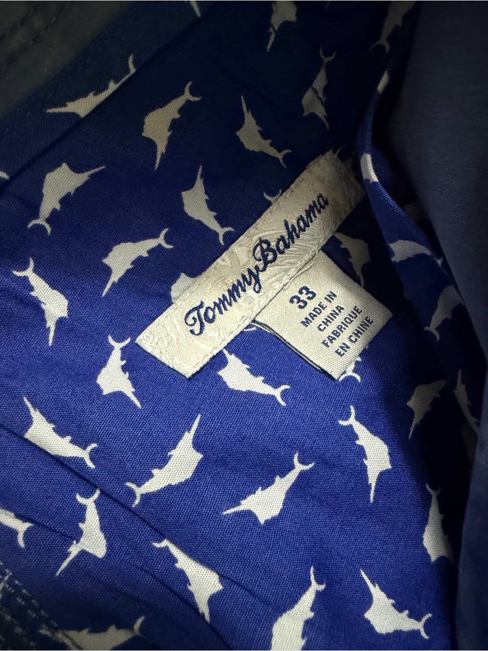 Tommy Bahama Boracay Cargo Shorts Port Side Blue Men’s Size 33 NWT - Picture 6 of 12